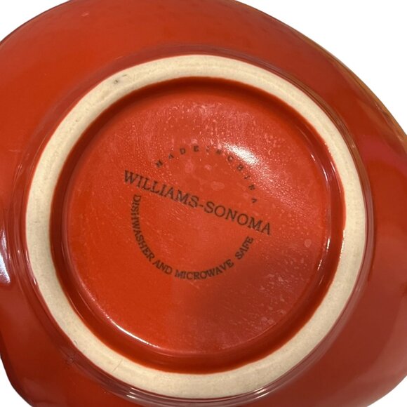 Williams-Sonoma Tomato Shaped Ceramic Bowls Set Of 4 Multicolor - Picture 2 of 4